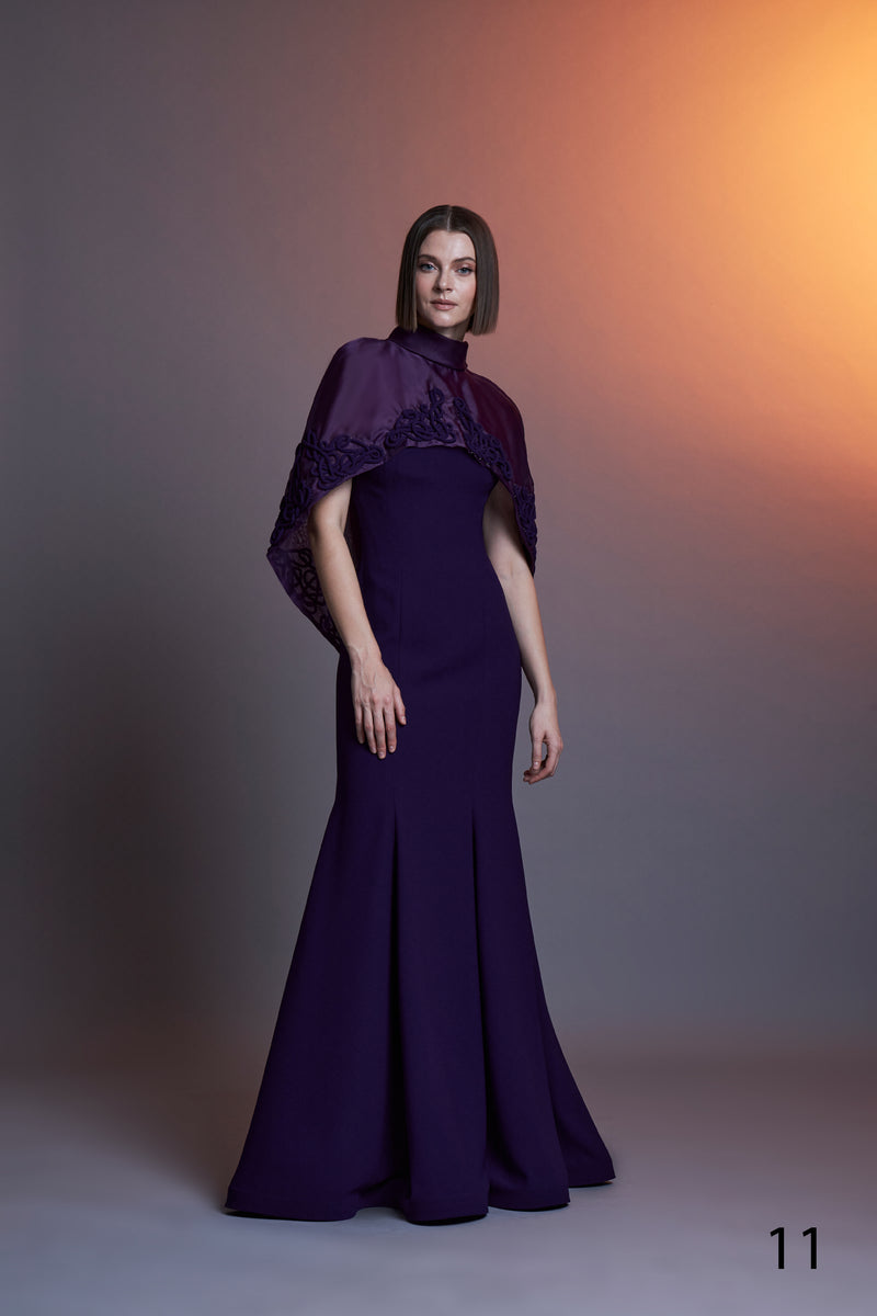 AW24 :: LOOK 11 [CAPE & DRESS]