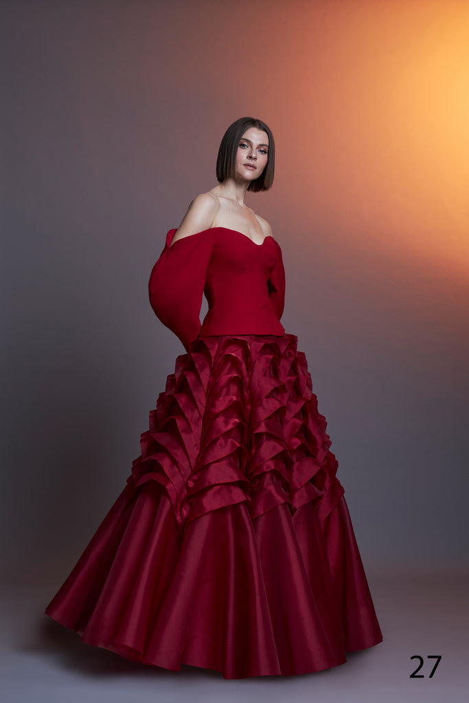 AW24 :: LOOK 27 [TOP&SKIRT]