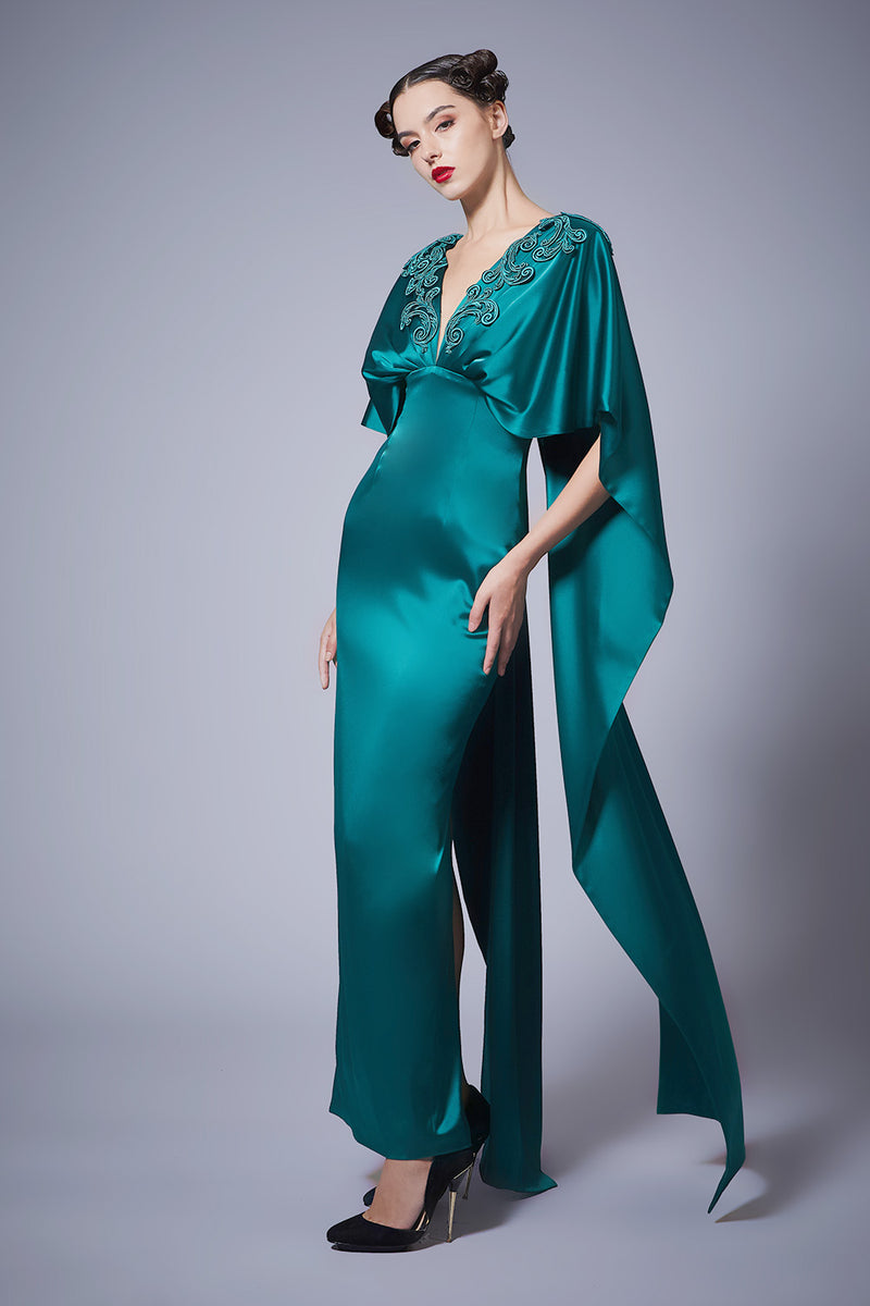 Baroque-inspired Element Embellished Dress