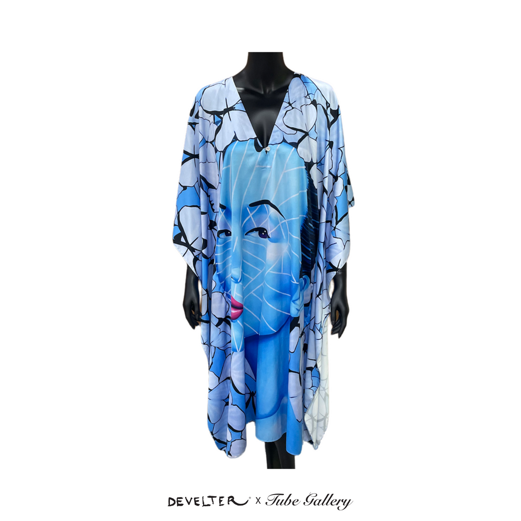 07. Chin Printed Kaftan - Long