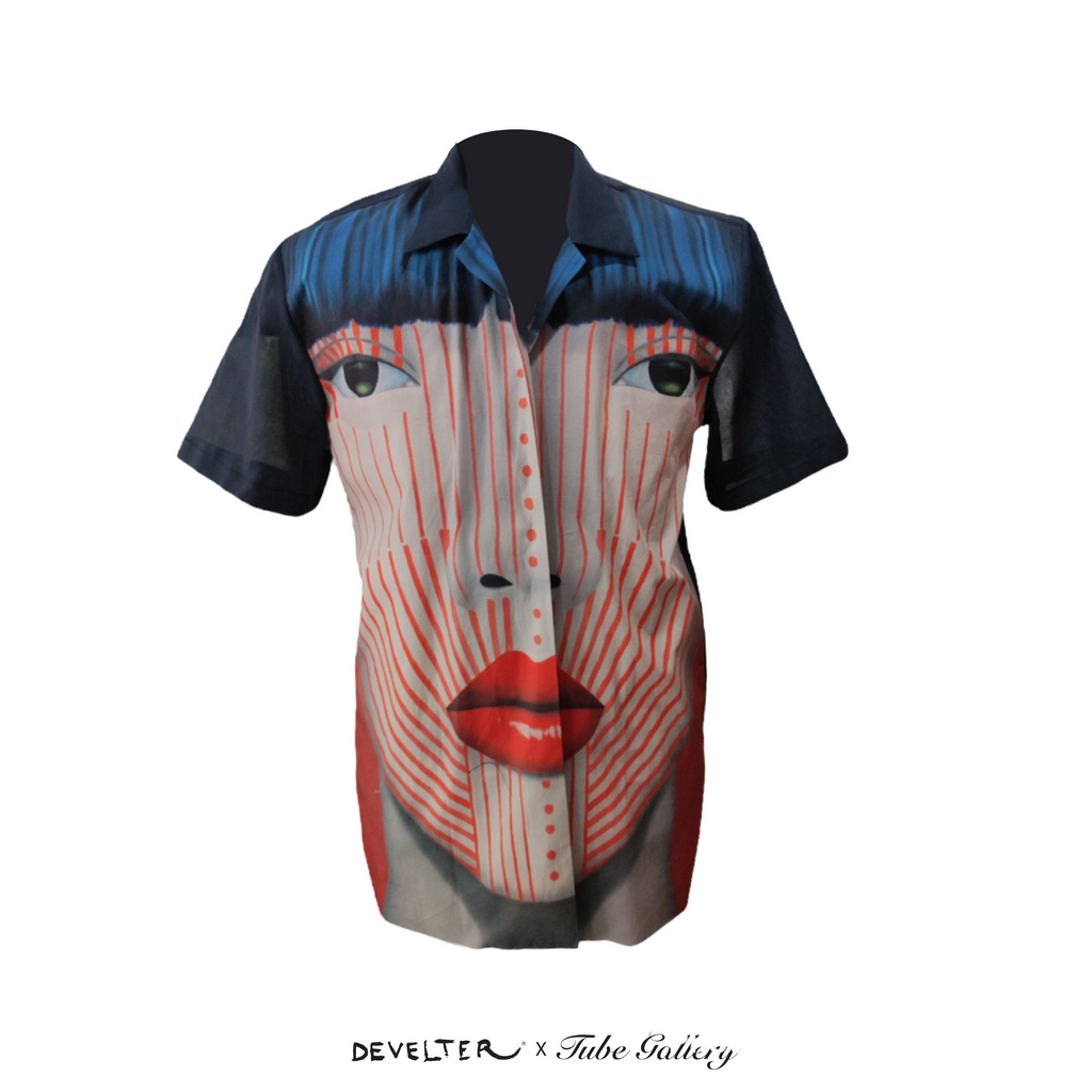 19. Chin Face Printed Shirt