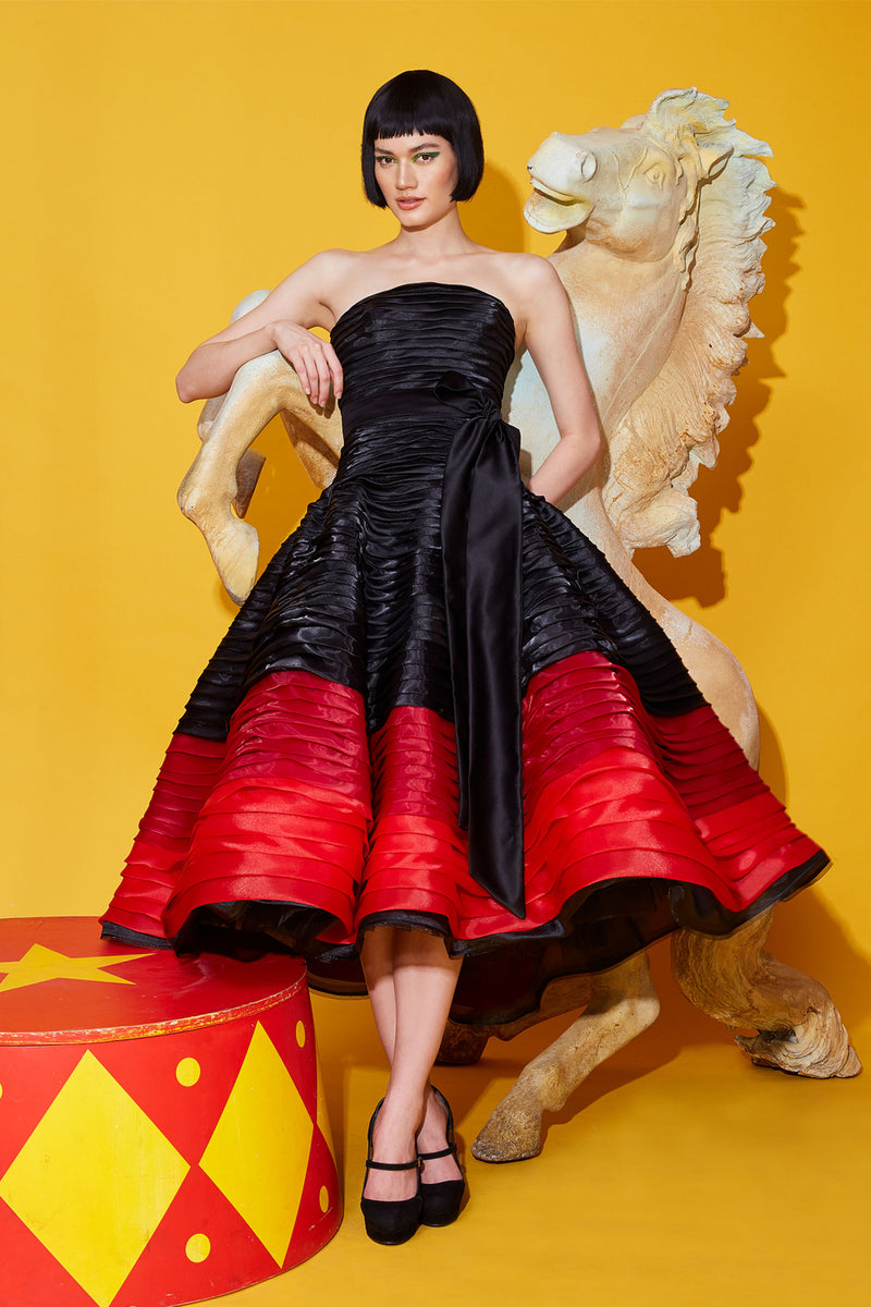 Two-Tones Layered Dress