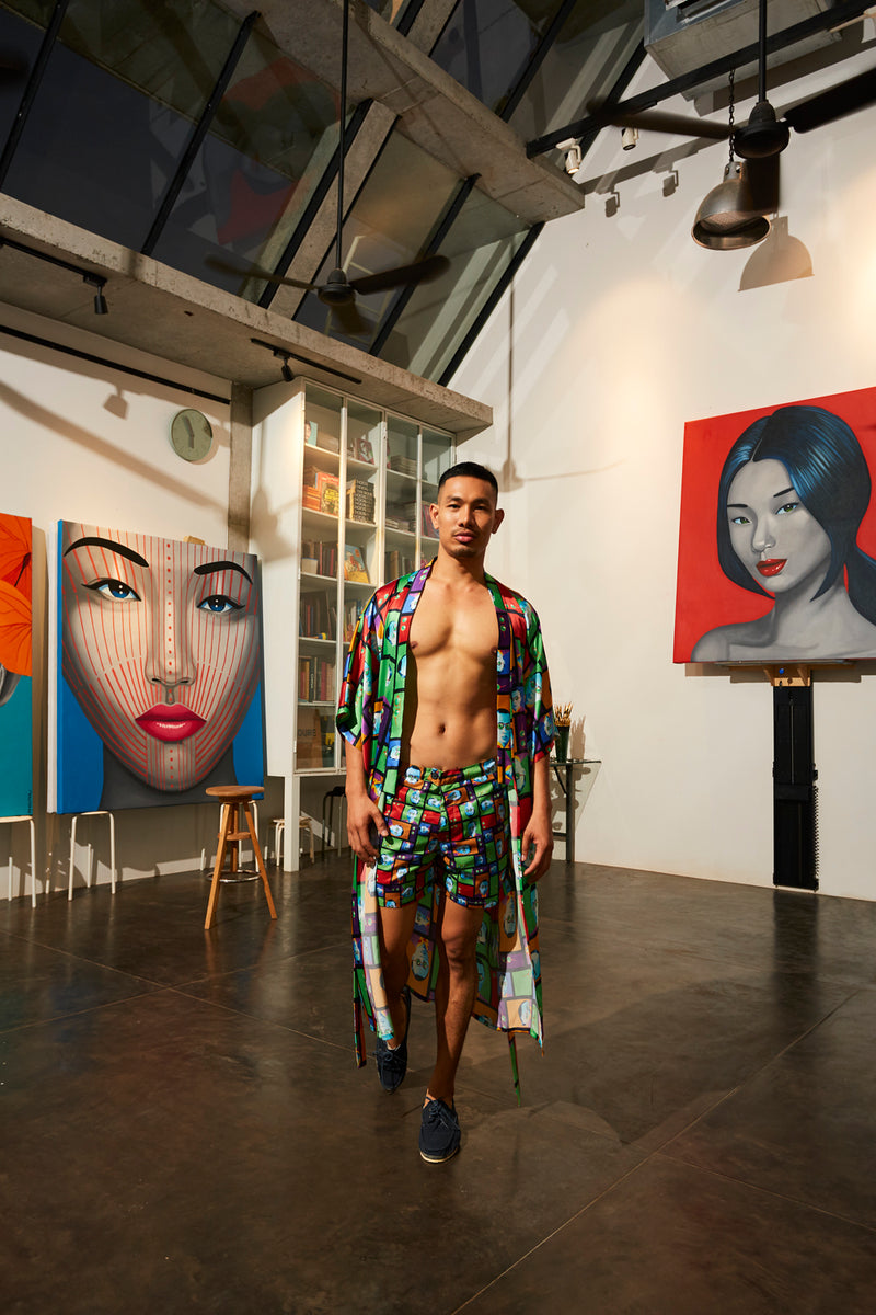 Printed Kimono