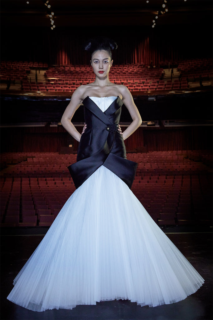 Two Tones Ball Gown